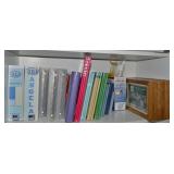 Shelf Contents Lot: New Scrapbooks, Picture Frames