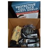 Bankers Box: Face Shields & Telephone Lot
