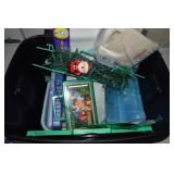 Homz Lidded Tote w/ Christmas, Storage Pcs +