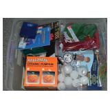 Rubbermaid Lidded Clear Tote: Ceramic Pumpkins+