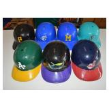 (7) Vintage MLB Baseball Team Full Size Helmets