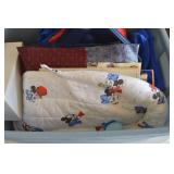 Rubbermaid RN Lidded 10Gal Tote: Vtg Disney +