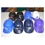 (8) Vintage MLB Baseball Team Full Size Helmets