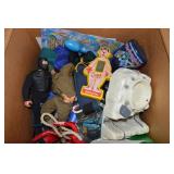 Box of Misc Vintage Toys
