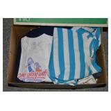 Paper Ream Box w/ Vtg Clothing Incl Kids "Jesus.."