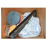 Box of Misc w/ Basket +