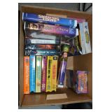 Bankers Box: Vtg VHS w/ Gargoyles +
