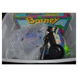Rubbermaid RN 18Gal Tote w/Lid: Barney Game,