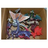 Box of Mostly Dragon Toys