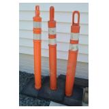 (3) Cortina Safety Traffic Cones 48" tall