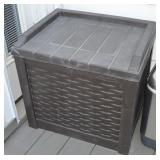 Suncast Heavy Duty Plastic Outdoor Storage Seat