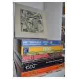 (6) Jigsaw Puzzles w/ 4 Sealed Boxes