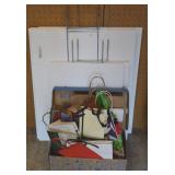 Blank Yard Sale Style Signs & Gift Bags Lot