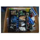 Garage/Tool Chest Bankers Box Lot of Misc