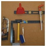 Garage Pegboard Wall Contents w/ Tools