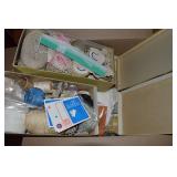 Box of Tatting & Crochet Supplies