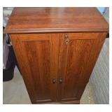 Vintage Double Doored AV/DVD CD Storage Cabinet