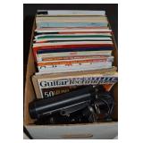 Box with Guitar Magazines & Teaching Books