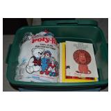Rubbermaid RN 10Gal Tote w/ Lid: Books & PolyFil