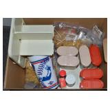 Bankers Box: Tupperware Spice Jars +