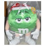 KMart 22" Plush (Freestanding) Green M&M Holiday