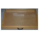 Vtg Handcrafted Trade Show Tabletop Display Case