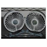 (2) Duracraft 8.5" Diameter Personal 2 Speed Fans