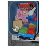 Tub w/ Contents: Tupperware Halloween +