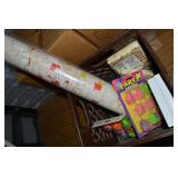 Vintage Milk Crate w/ Laminated Maps, Party Favors