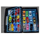 Vintage 24 Car Carrying Case for Diecast w/ Cars