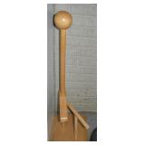 Solid Wood Adjustable Stand w/ Shirt Hanger 35t
