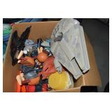 Box of Vintage Toys w/ Star Wars +