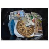 Homz Lidded Tote: Stamps, Kitchen, Misc