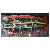 (4) Reversible Floral/Striped Patio Lounger