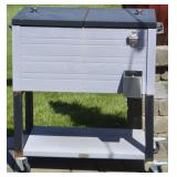 Broyhill Metal Outdoor Wheeled Cooler 31w x 18