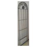 (3) Wrought Iron Sun Motif Garden Trellis 59t
