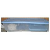 Vtg Rubbermaid Under the Bed Lidded Tote w/