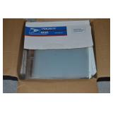 Box full of Sheet Protectors & 9 Card Binder Pgs