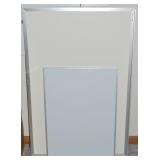 (2) White Board Wall Mount/Easel up to 24 x 36 w/