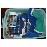 Rubbermaid RN 18Gal Tote w/Lid: Boys Vintage