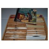 box of Vtg 45RPM Vinyl Record Albums: Rock,