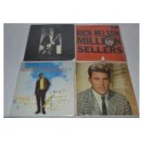 (4) Vinyl 33 1/3 Record Albums: Rick Nelson,