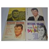 (4) Vinyl 33 1/3 Record Albums: Richie Valens