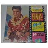 Vtg 33 1/3 Vinyl Record Album: Elvis Presley Blue