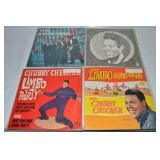 (4) Vinyl 33 1/3 Record Albums: Chubby Checker,