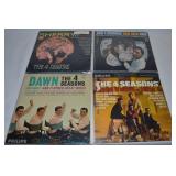 (4) Vinyl 33 1/3 Record Albums: The 4 Seasons