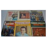 (6) Vtg 33 1/3 Vinyl Record Albums: Roger Miller,
