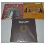 (3) Vtg 33 1/3 Vinyl Record Albums: Godspell,