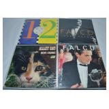 (4) Vinyl 33 1/3 Record Albums: Falco & Brent