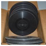 Box of Antique Edison Diamond Disc Records